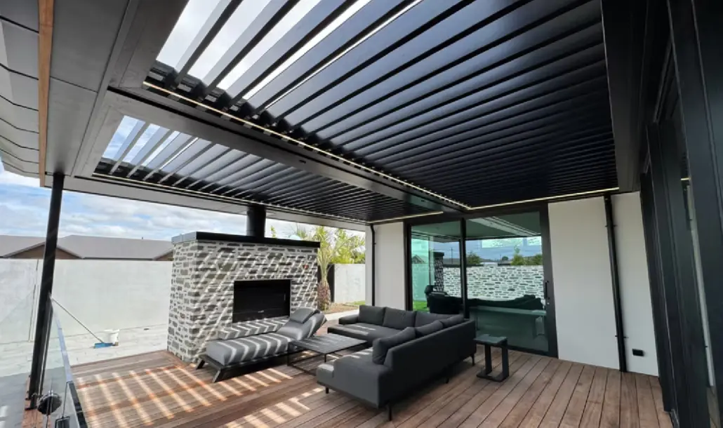 NZ Made Retractable Louvres