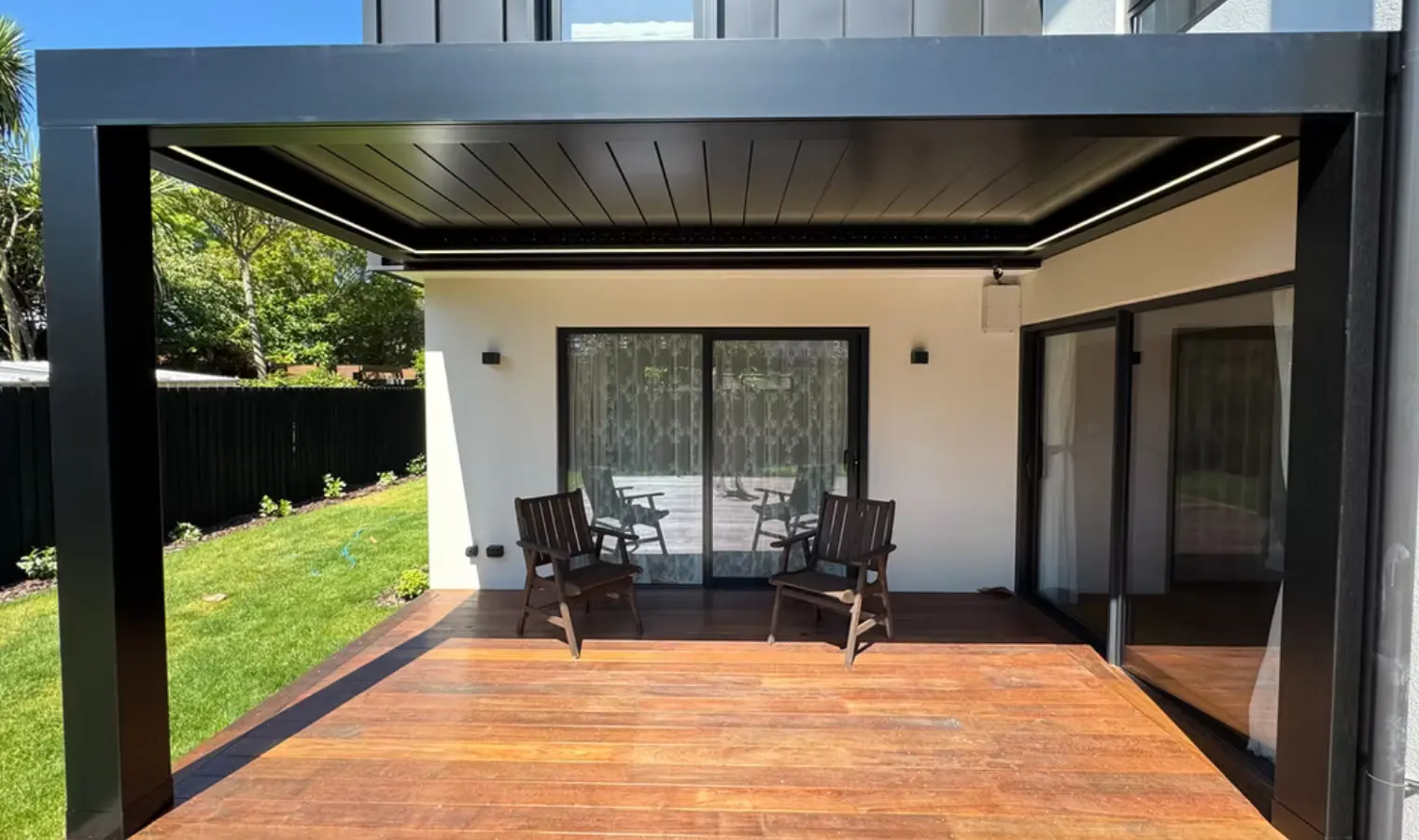 NZ Made Retractable Louvres