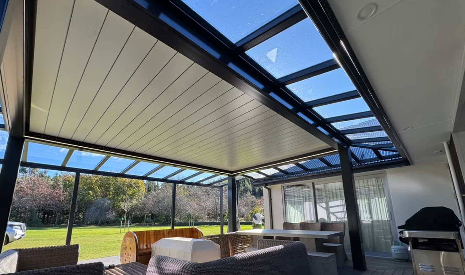NZ Made Retractable Louvres